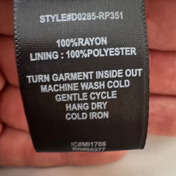 Sanctuary Black & Cream Dress  Women's Medium feminine  Bohemian romantic - Picture 8 of 8